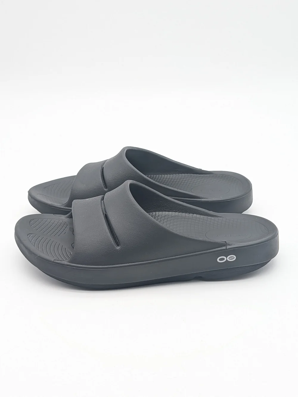 OOFOS OOahh Men's Black Slide Sandals Slip-On Cushioned Lightweight M7-W9